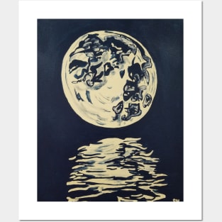 Moon Mirroring by Scott Hulderson Posters and Art